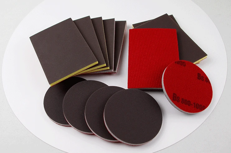 Round Flexible Foam Sanding Pads Round Flexible Foam Sanding Pads